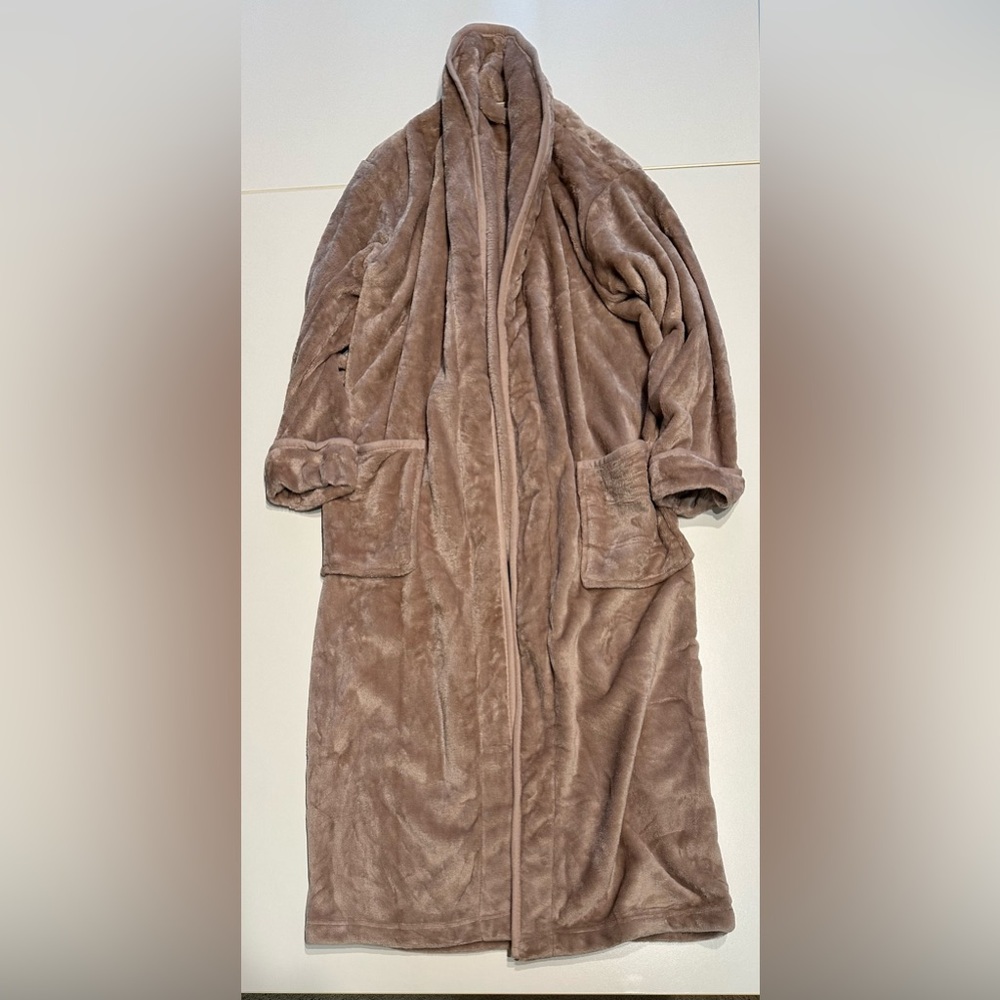 Premium woman’s robe push soft long bathrobe